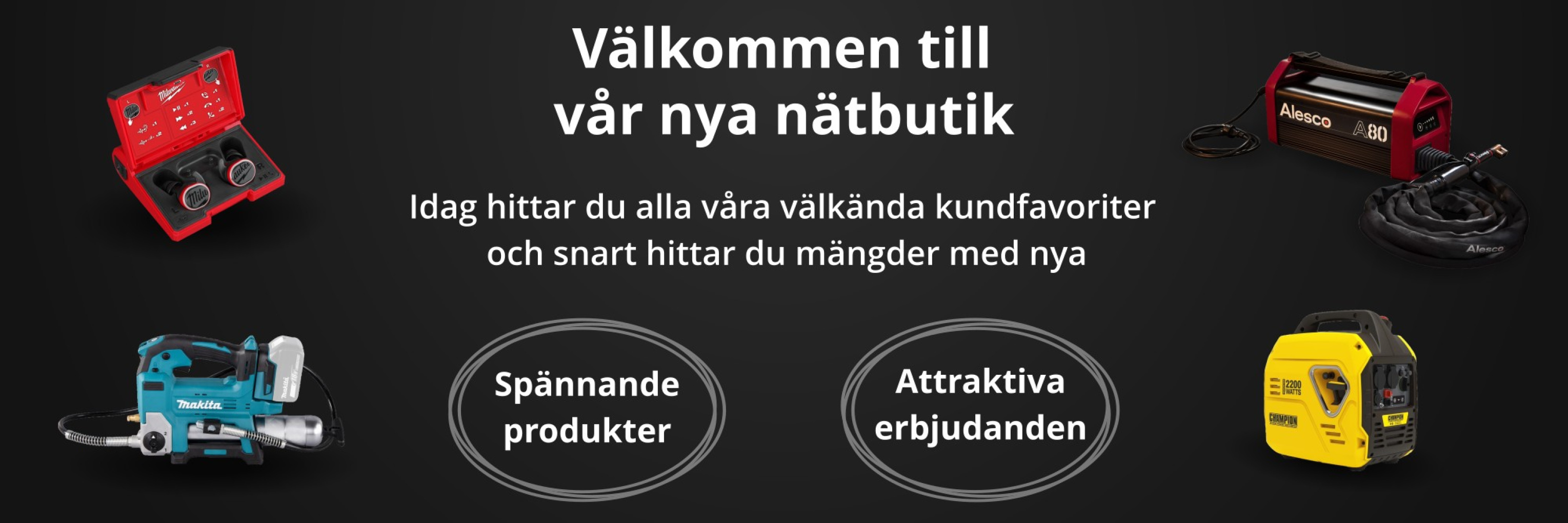 Välkommen till vår nya och förbättrade nätbutik!